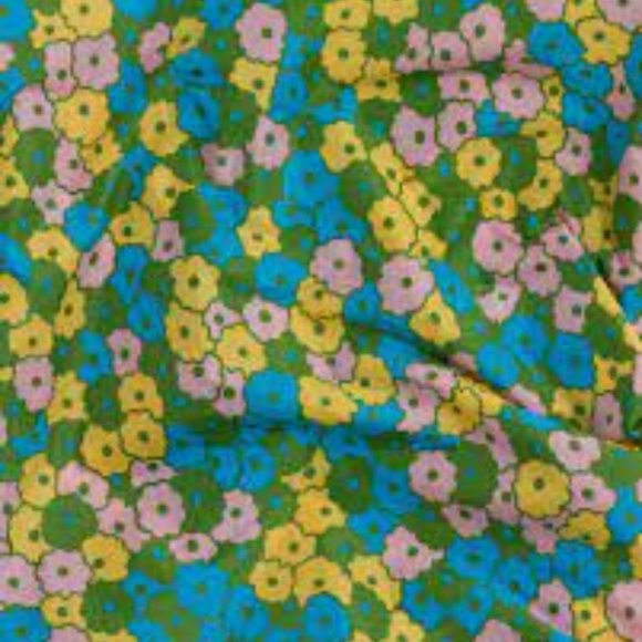 NWT BAGGU Flowerbed print Reusable Shopping Bag Tote Purse Standard Size - Picture 7 of 8